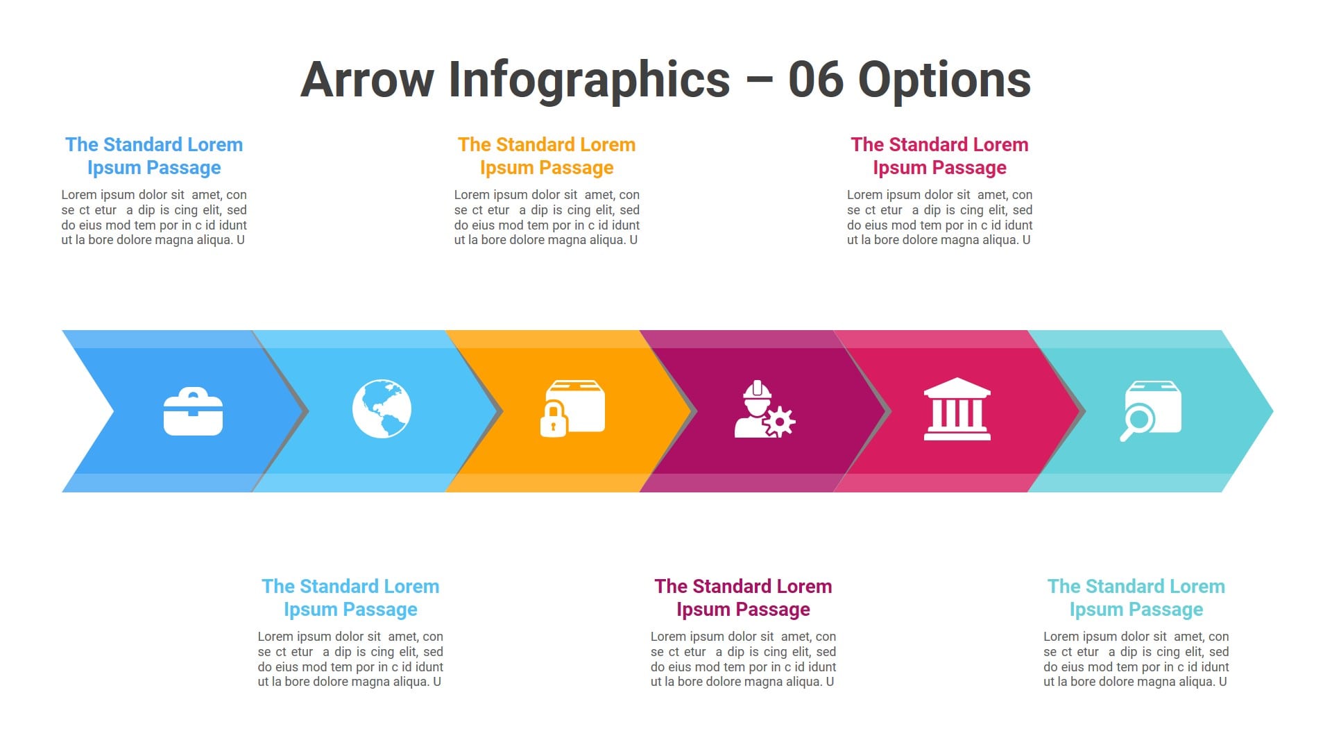 Transition Process PowerPoint Infographics Template | Marketing Former